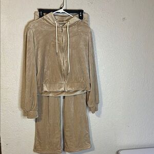 Magaschoni Beige Velour Jacket